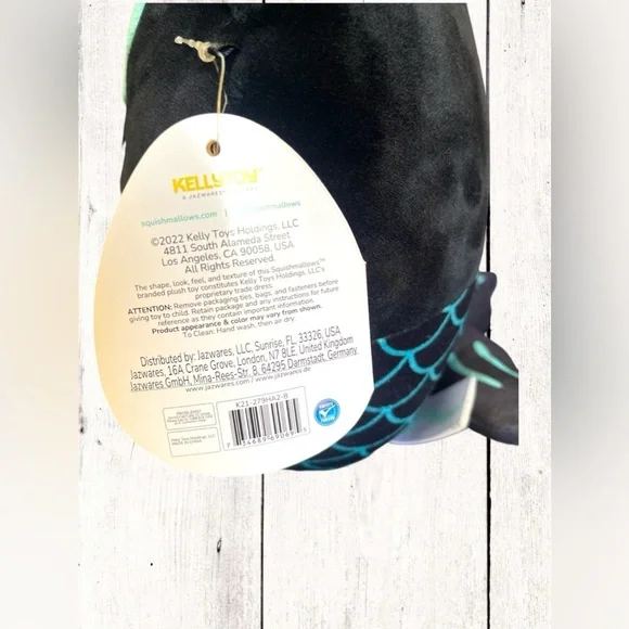 Squishmallows 2022 Halloween Squad #2 8" Sheikla Mermaid Skeleton Plush Doll Toy - Picture 7 of 8